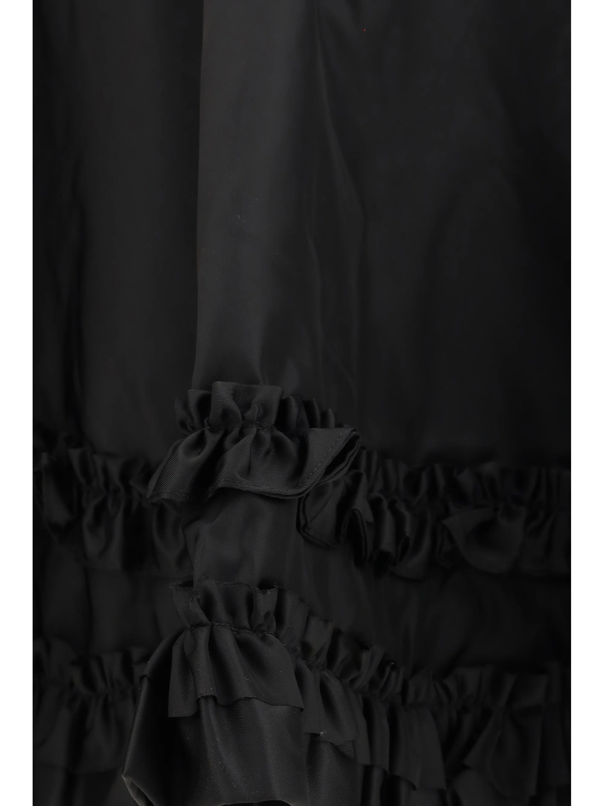 duchesse nylon mini frill skirt