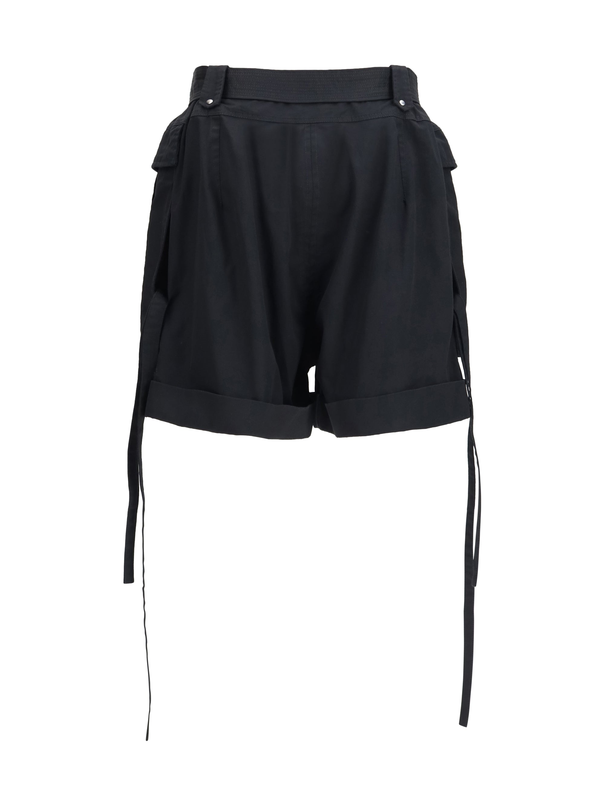 ALEXANDER MCQUEEN 38 cotton shorts with belt