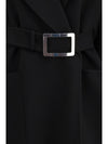 wool dressing coat