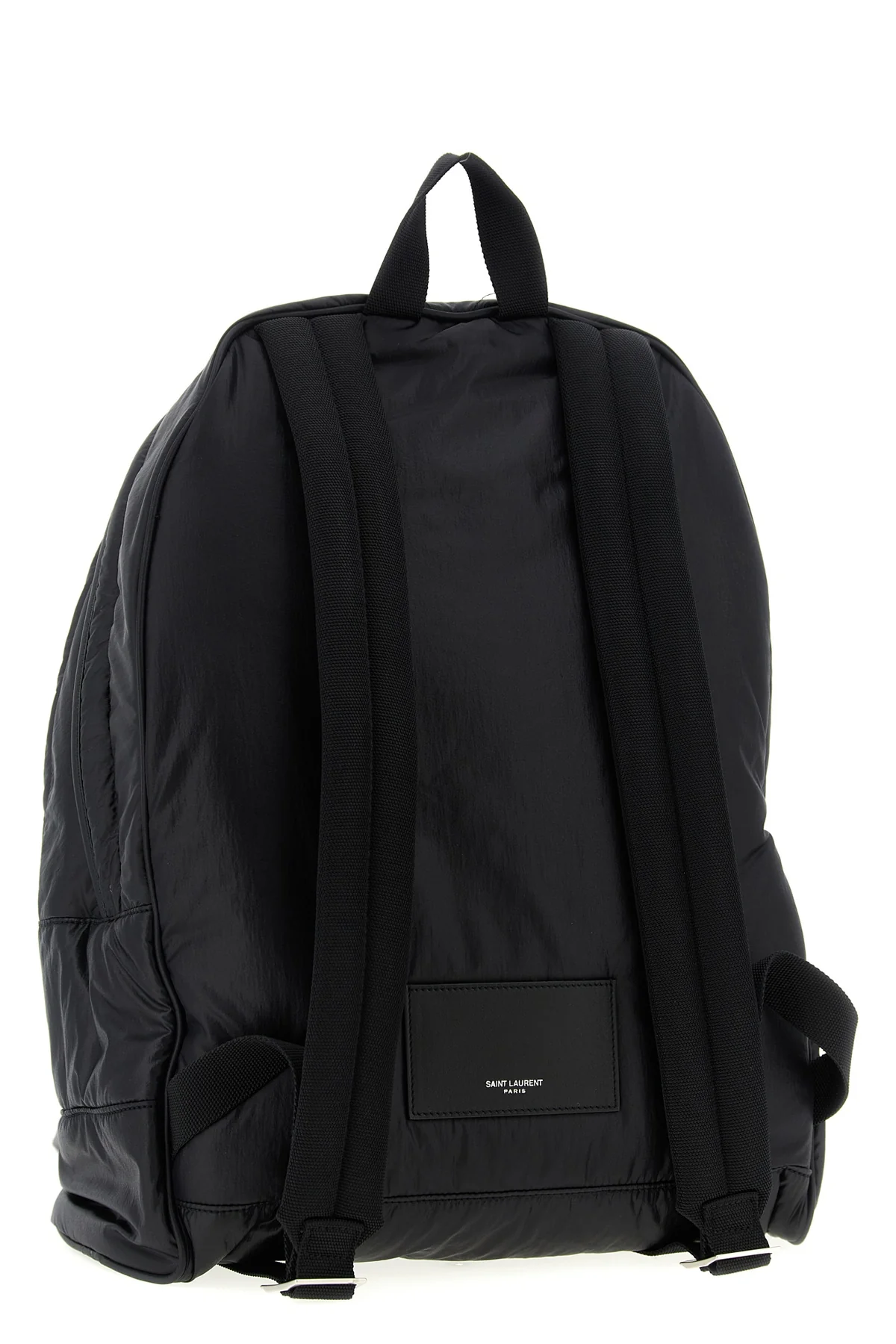 SAINT LAURENT OS city shiny nylon backpack