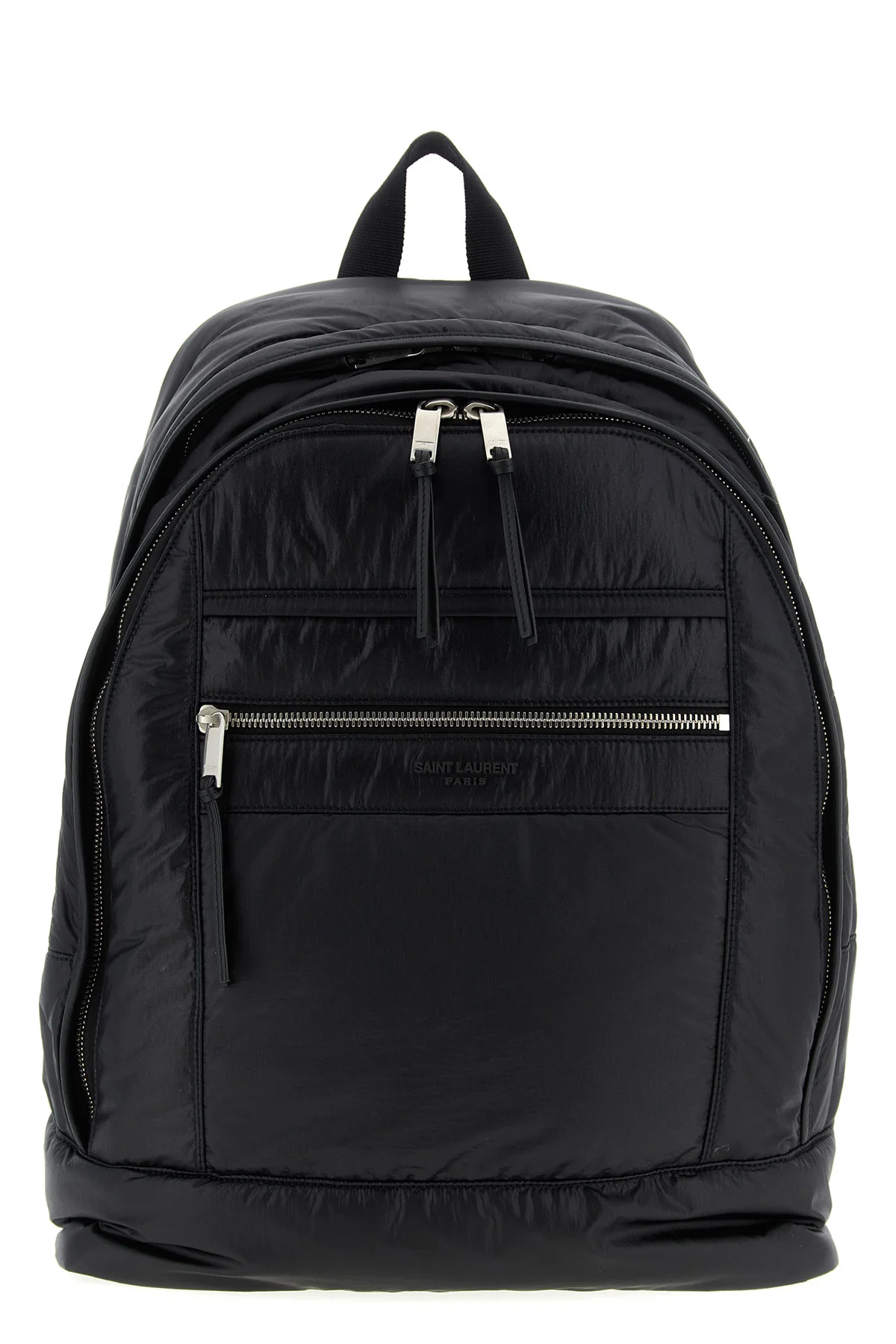 SAINT LAURENT OS city shiny nylon backpack