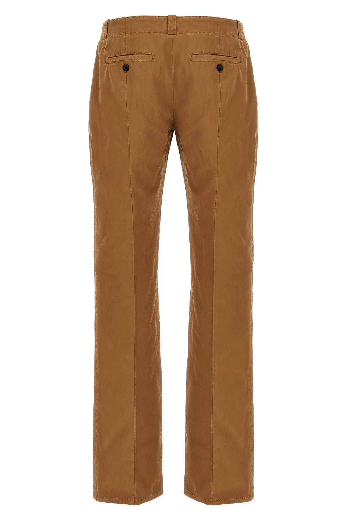 MCQUEEN 48 garment-dyed pants in cotton yarns
