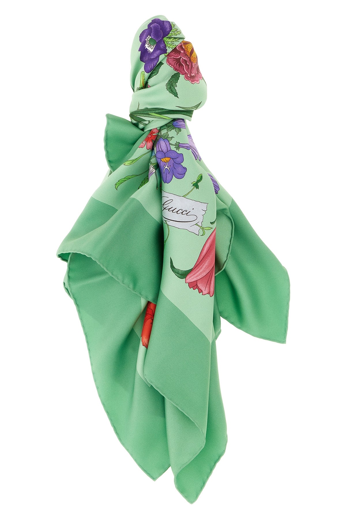 GUCCI OS gucci carré defines the excellence of accessories through a pure silk twill cons