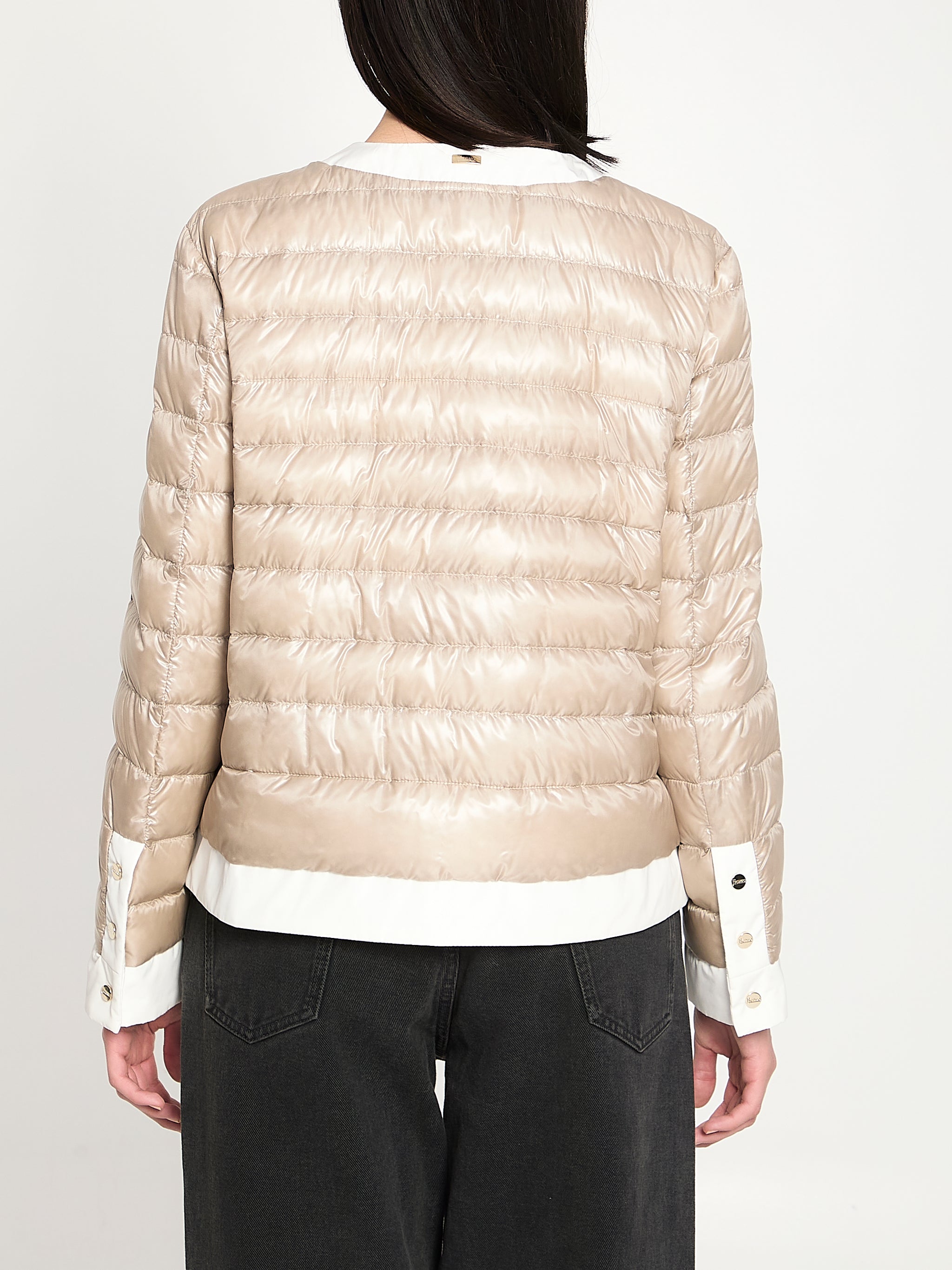 short padded down jacket