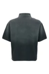 gradient-effect cotton piqué polo shirt