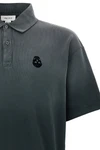gradient-effect cotton piqué polo shirt
