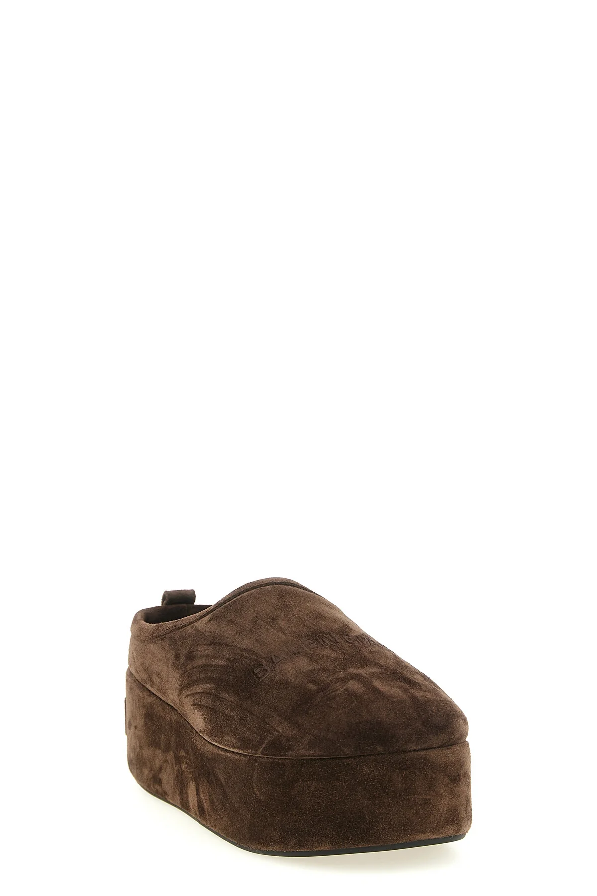 BALENCIAGA 37 the sabot balenciaga alaska pltf slide is distinguished by a structured construc