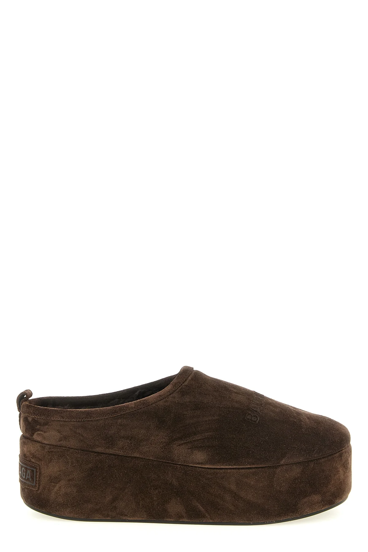 BALENCIAGA 37 the sabot balenciaga alaska pltf slide is distinguished by a structured construc