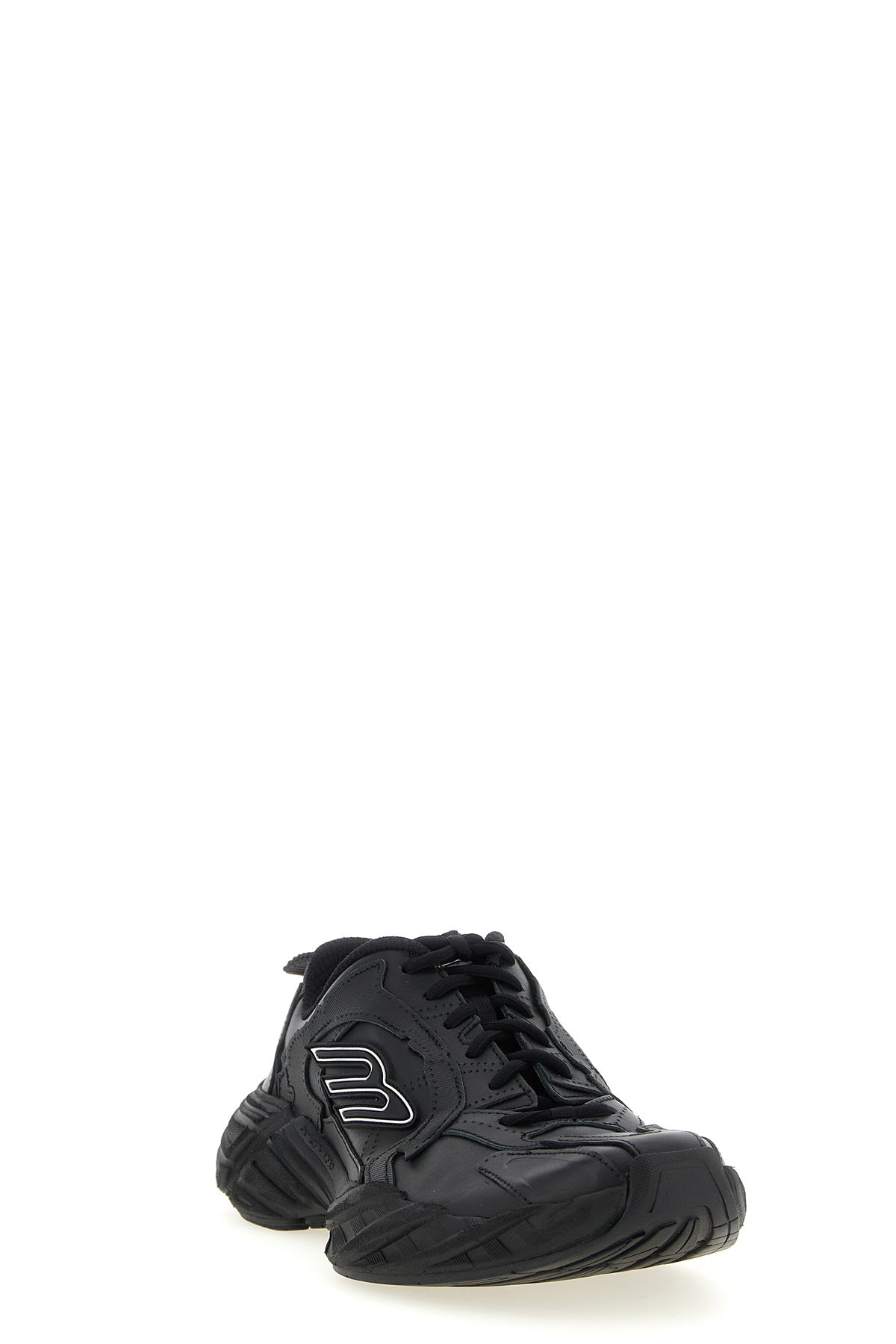 BALENCIAGA 35 monday sneakers in cowhide and polyester leather