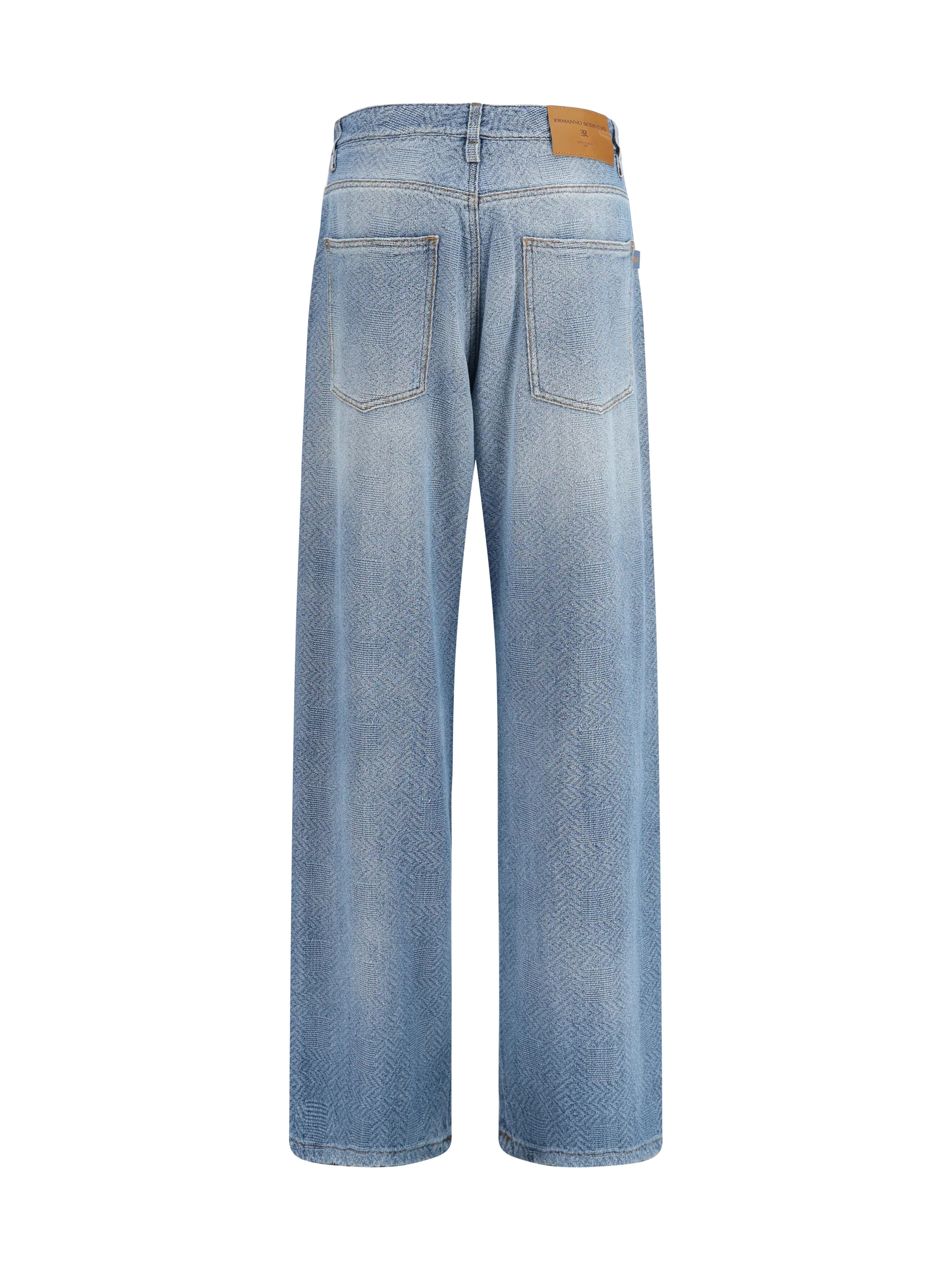 baggy jeans in pure cotton