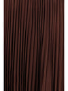 satin long dress with lace inserts
