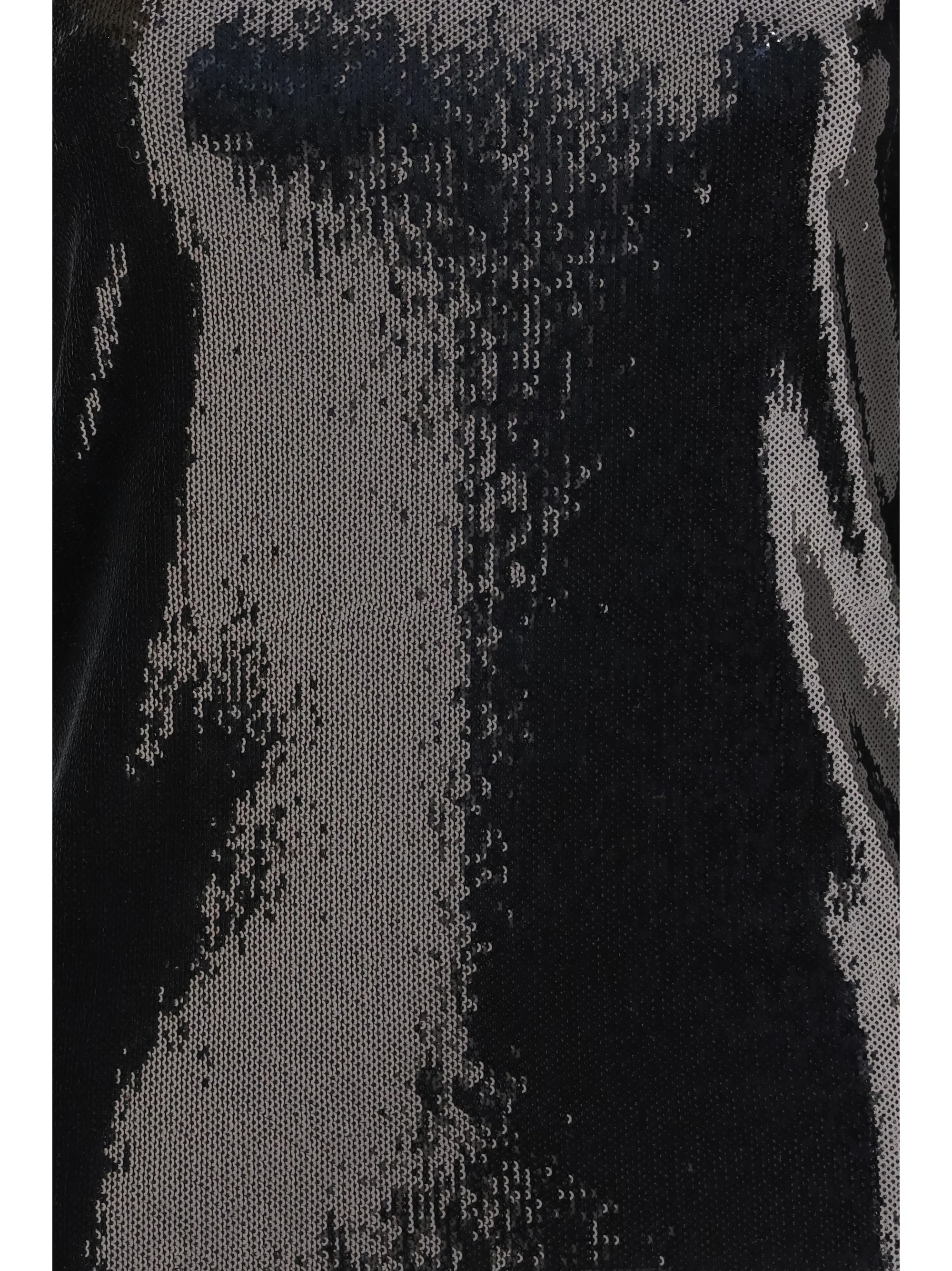 long-sleeved sequin top