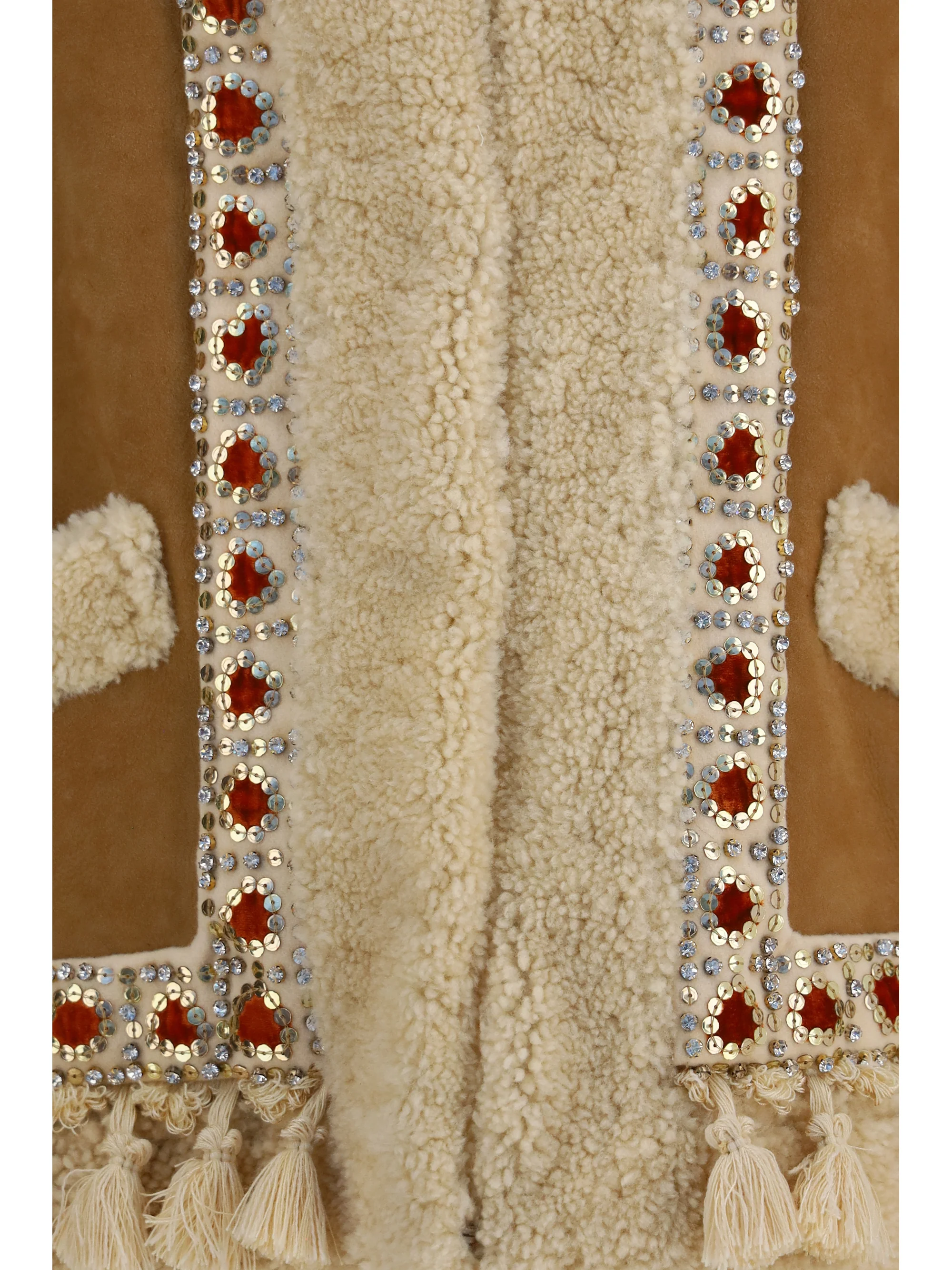suede and fur vest