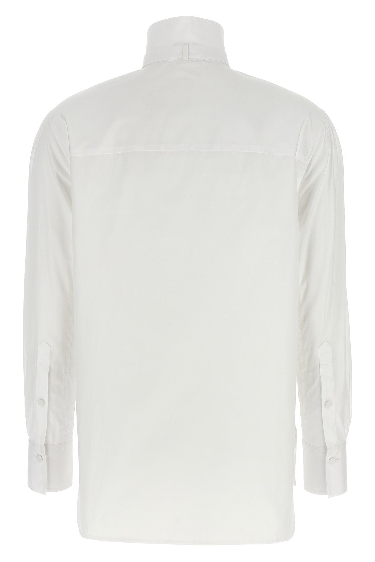 MCQUEEN 38 tuxedo cotton poplin shirt