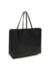 medium roll roman leather shopping bag