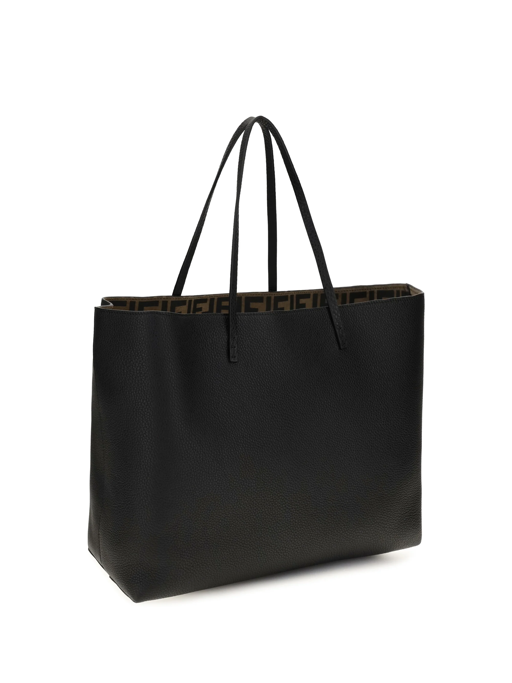 medium roll roman leather shopping bag