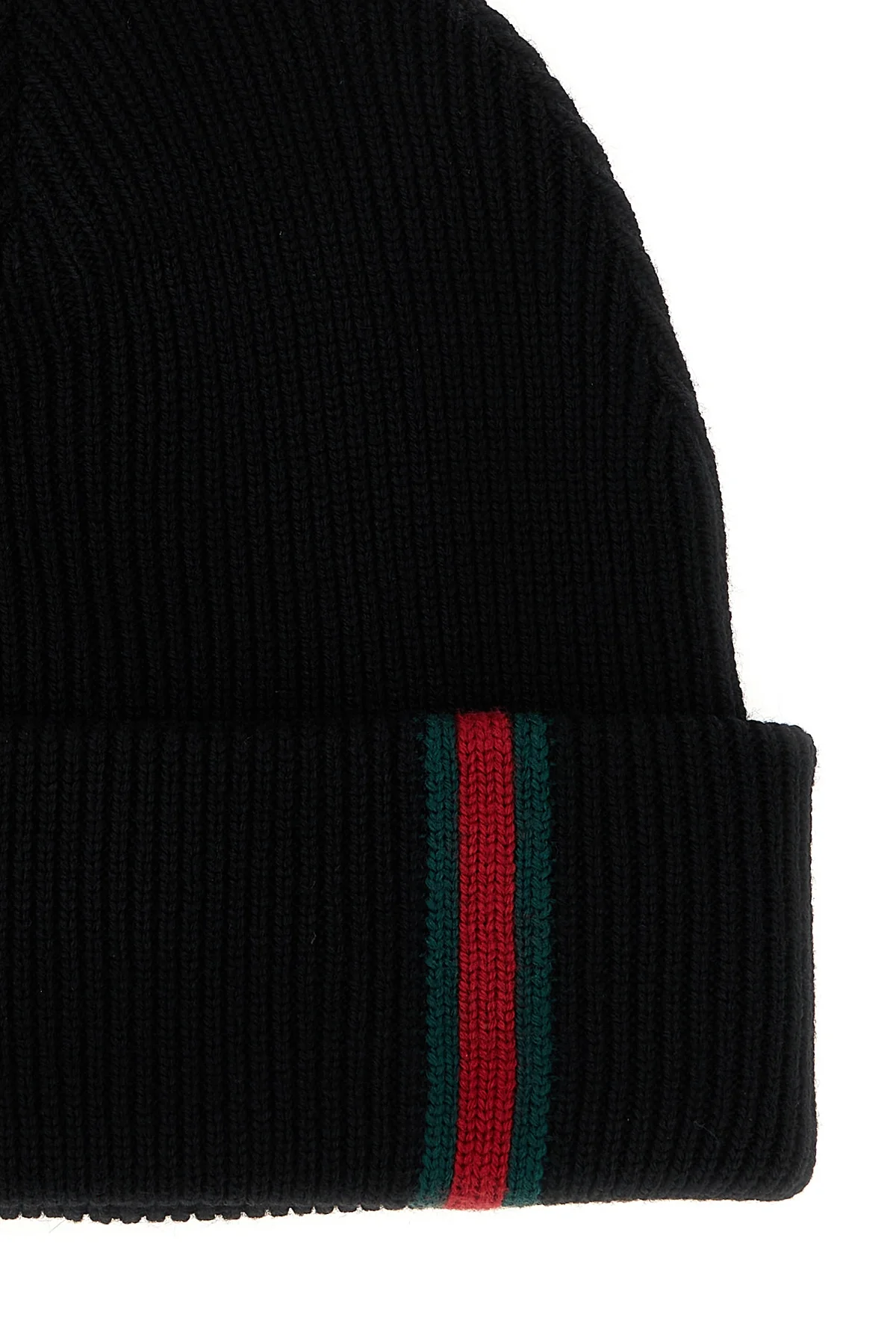 ribbed wool beanie