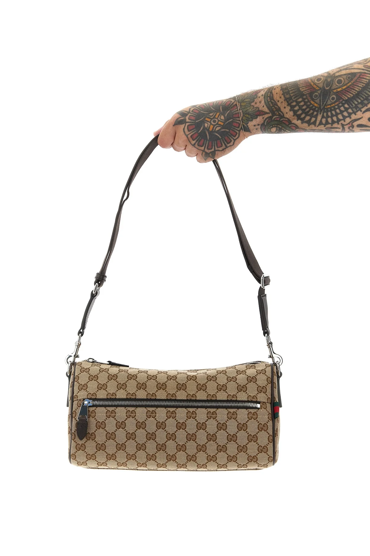GUCCI OS small gg fabric shoulder strap
