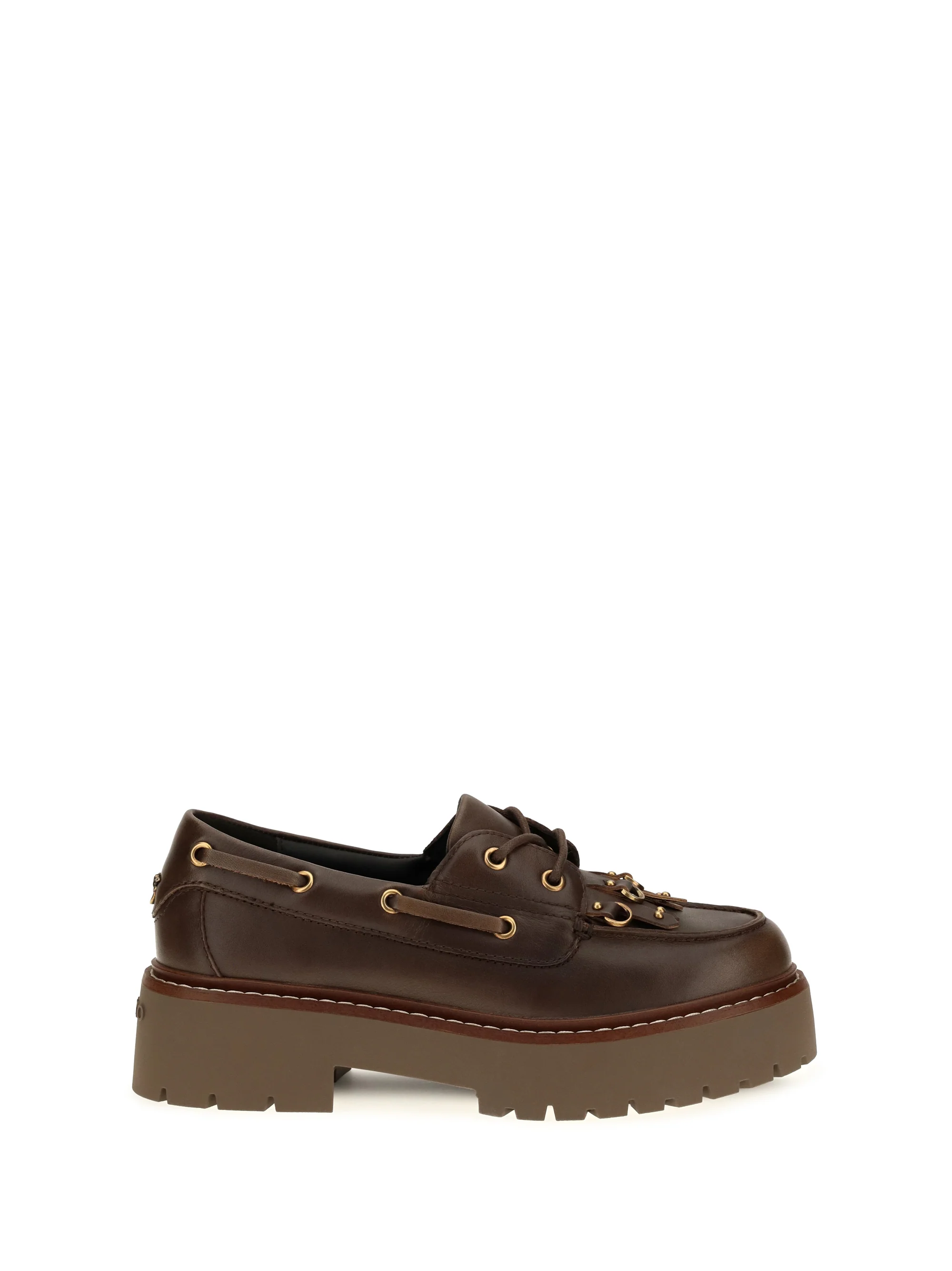 PINKO 37 margaret 01 brushed leather loafers