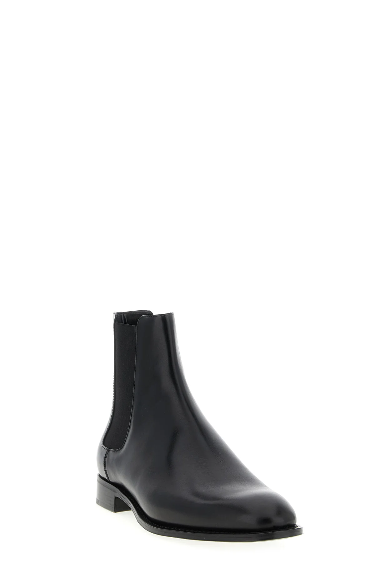 SAINT LAURENT 40 box saint laurent leather adrien ankle boots