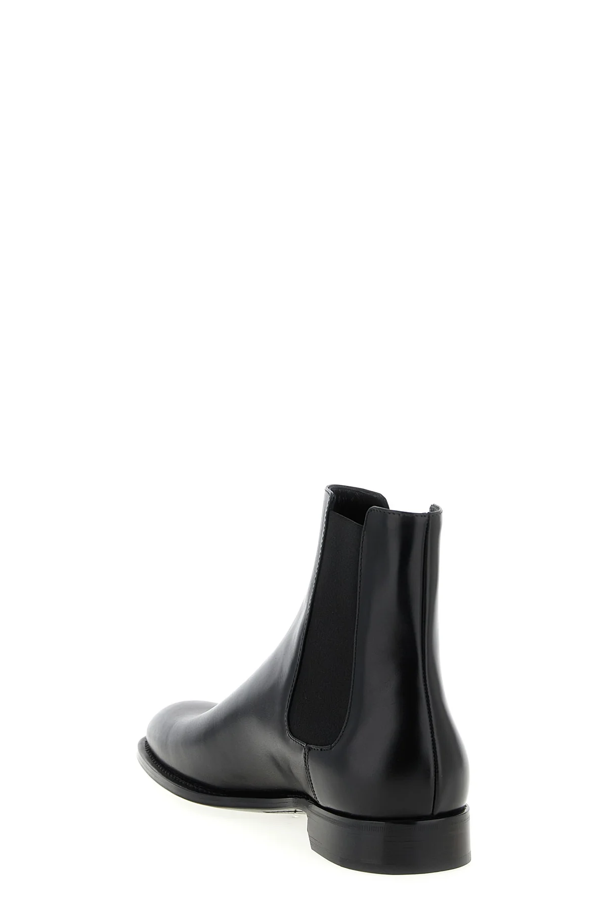 box saint laurent leather adrien ankle boots