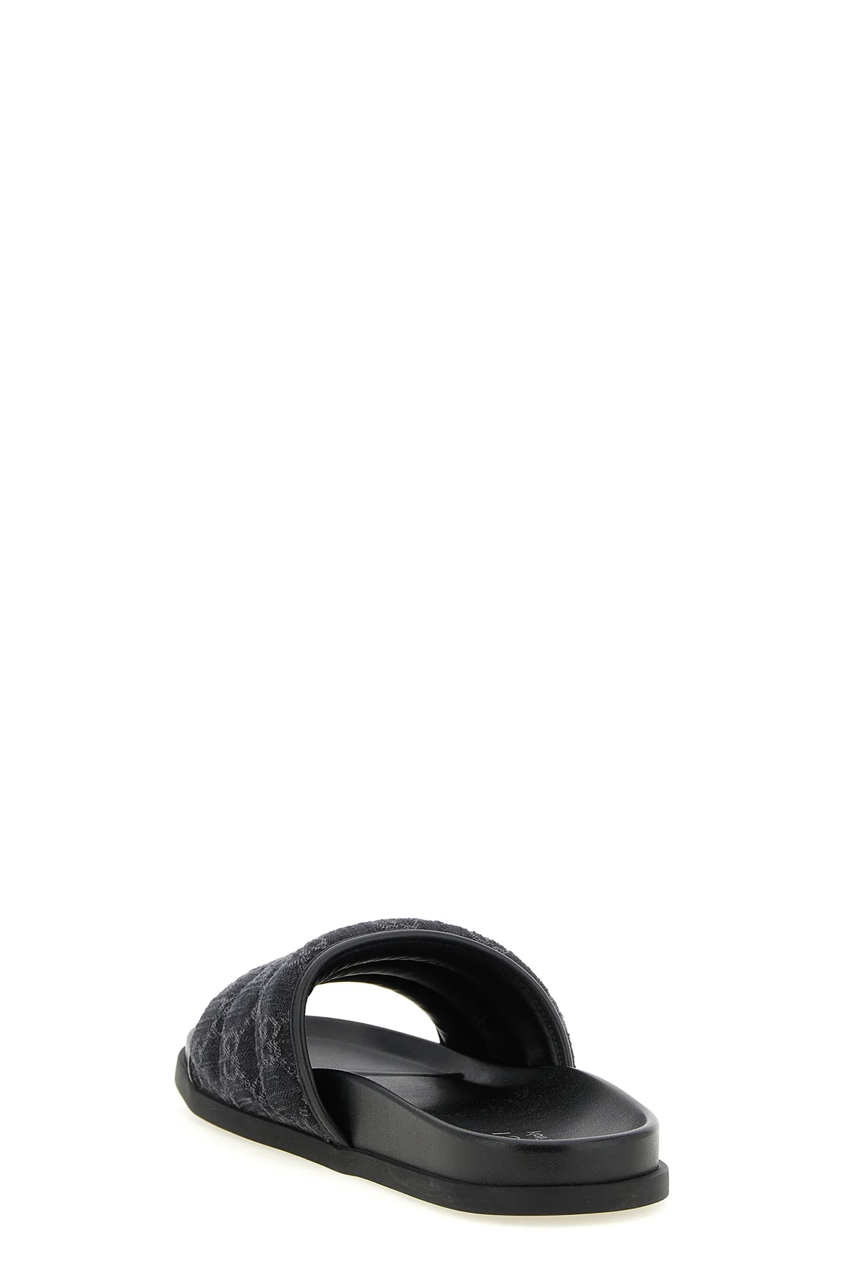gg denim slides