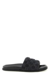 gg denim slides