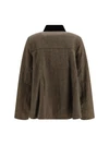 neppy denim overshirt