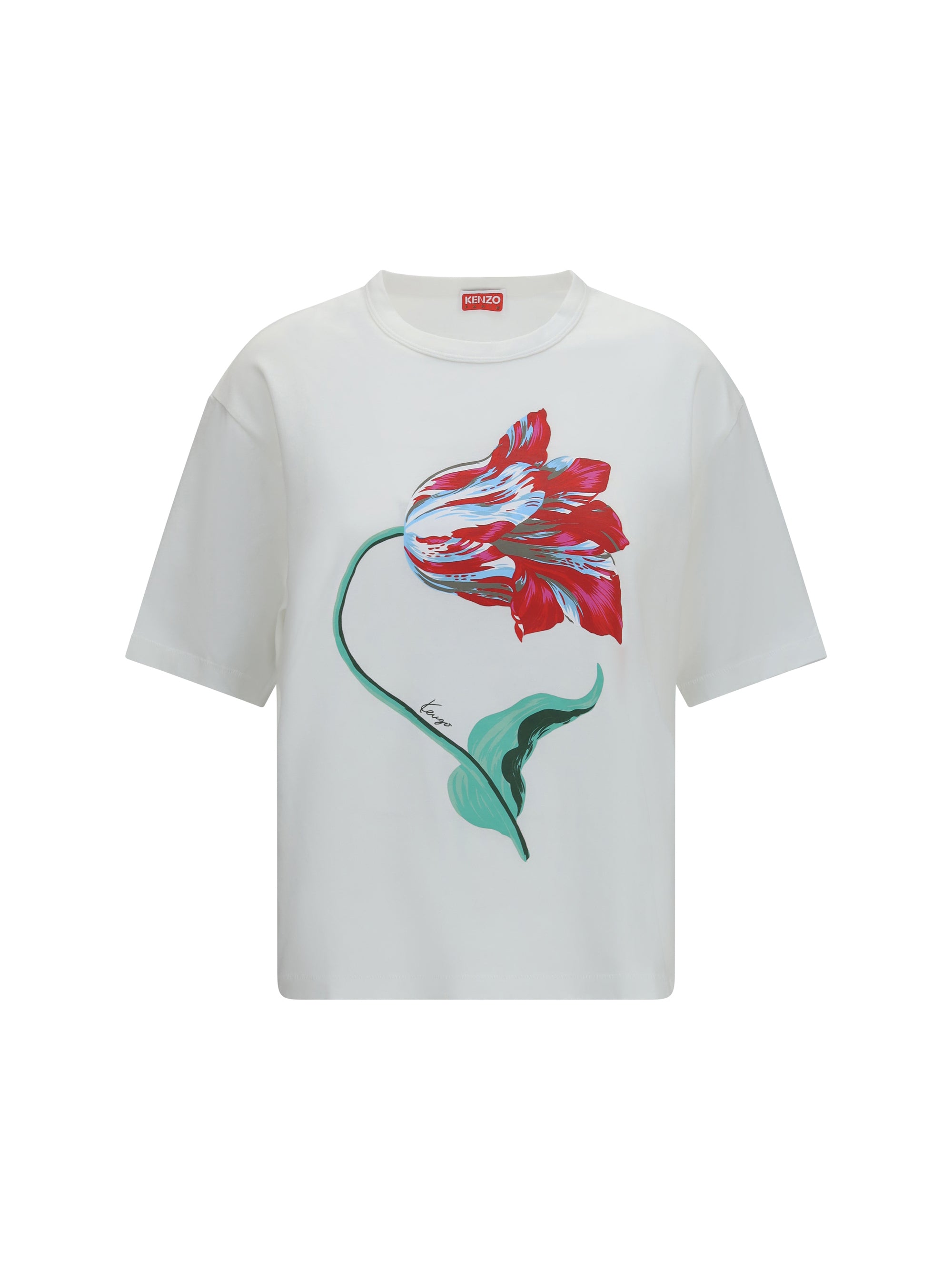 KENZO L kenzo tulip cotton t-shirt