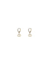 ovalette earrings in metal and swarovski® crystals