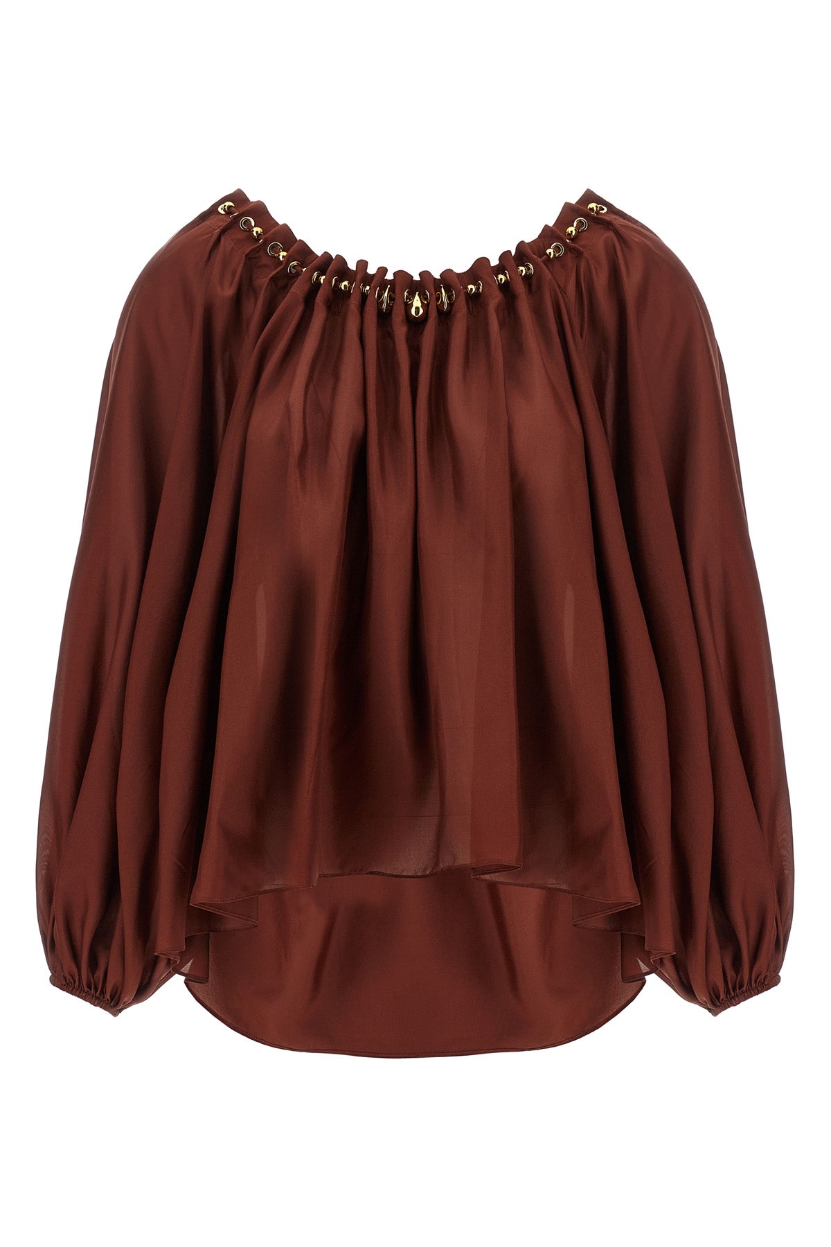 ZIMMERMANN 0 aster silk habotai blouse