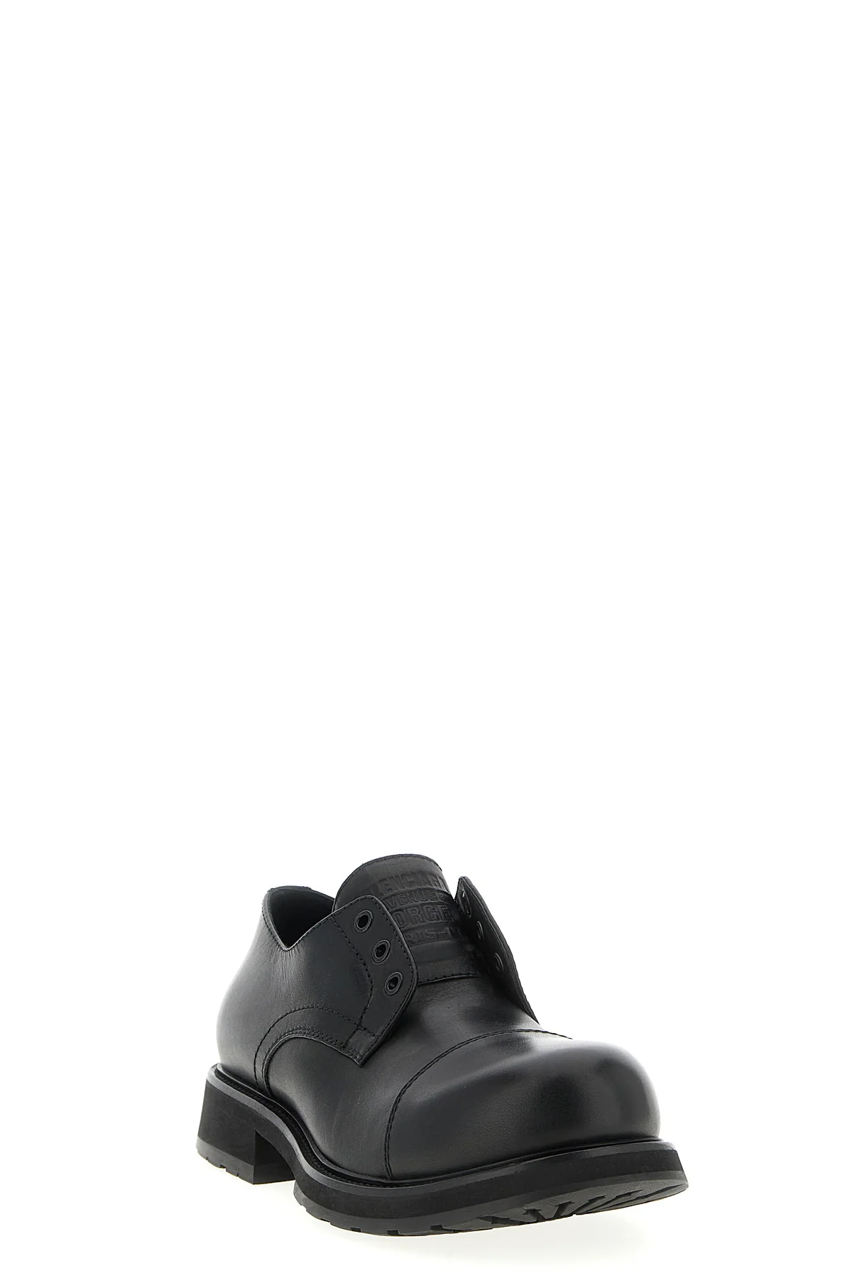 BALENCIAGA 44 derby truck leather loafers