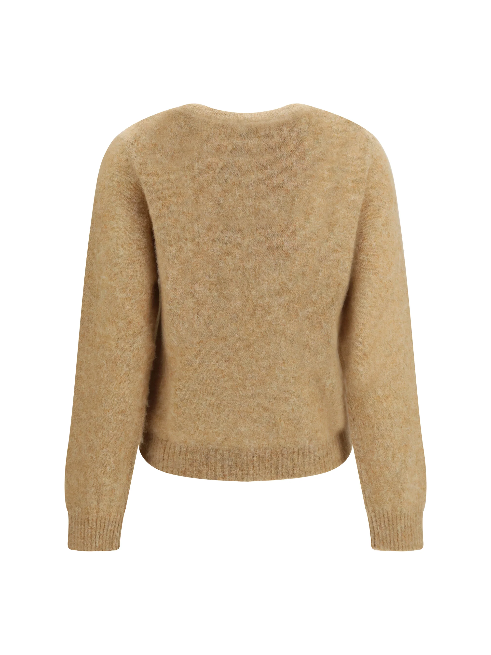 GANNI M alpaca graphic crewneck sweater