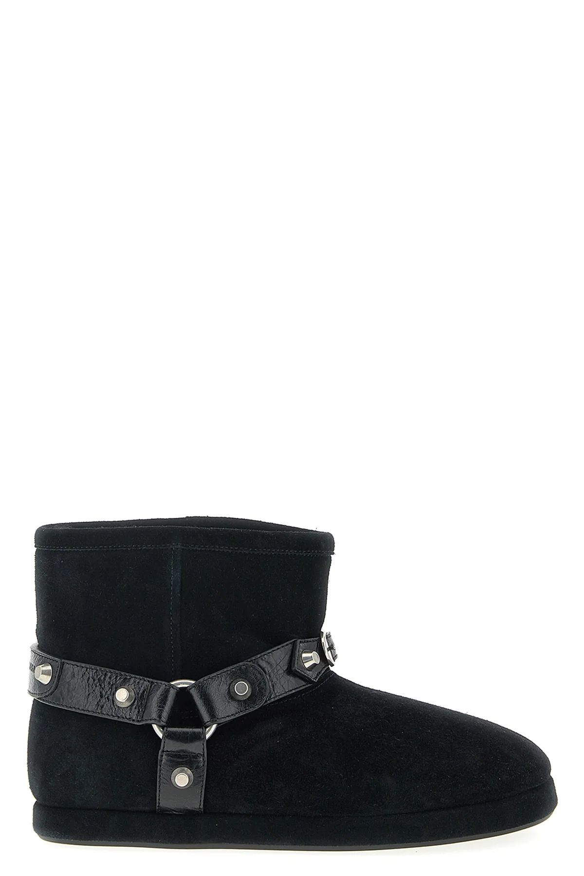 alaska soft ankle boots in calf leather crust and synthetic material