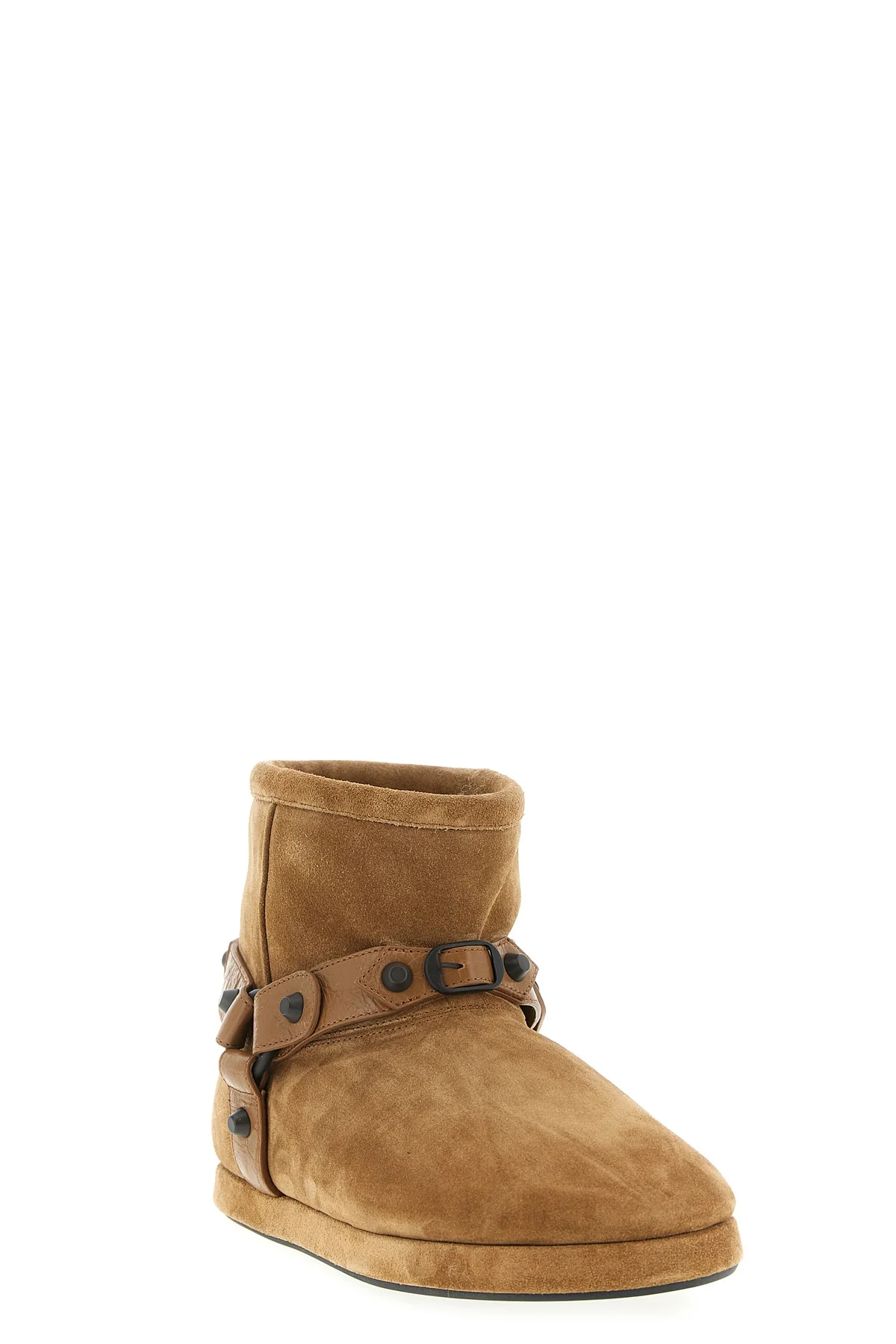 alaska soft ankle boots in calf leather crust and synthetic material
