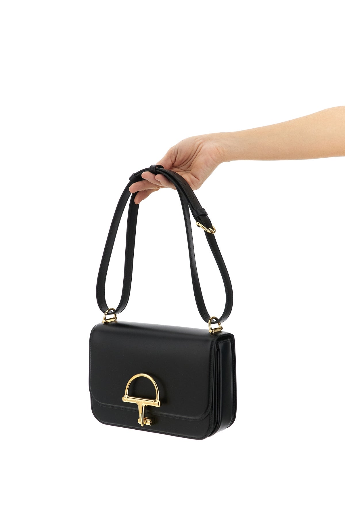 GUCCI OS siena smooth leather crossbody bag