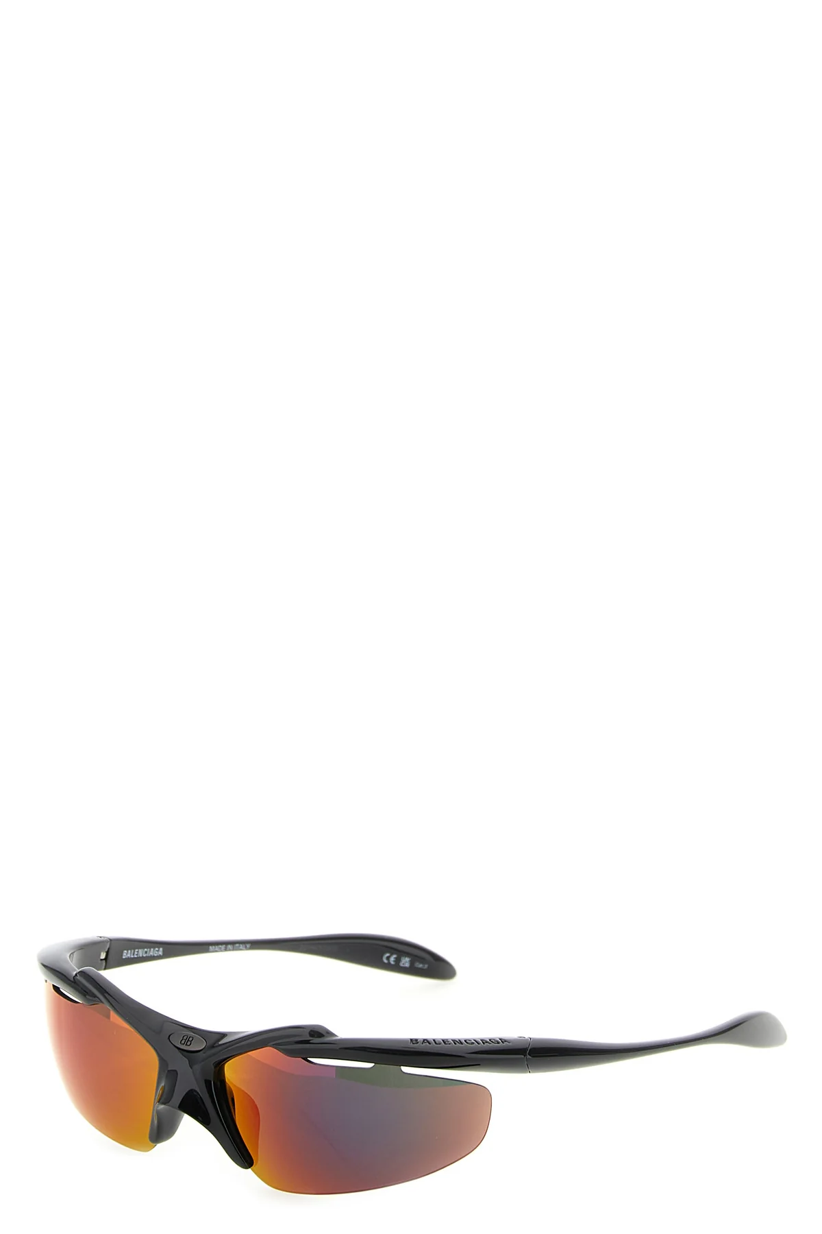 BALENCIAGA OS turbo d-frame sunglasses in injected nylon of natural origin