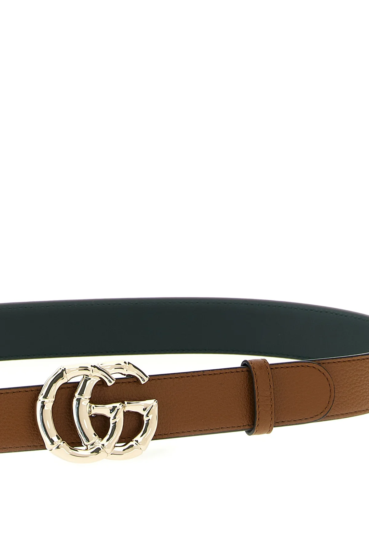 gg marmont hammered leather belt