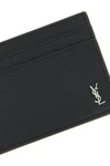 monogramme leather card holder