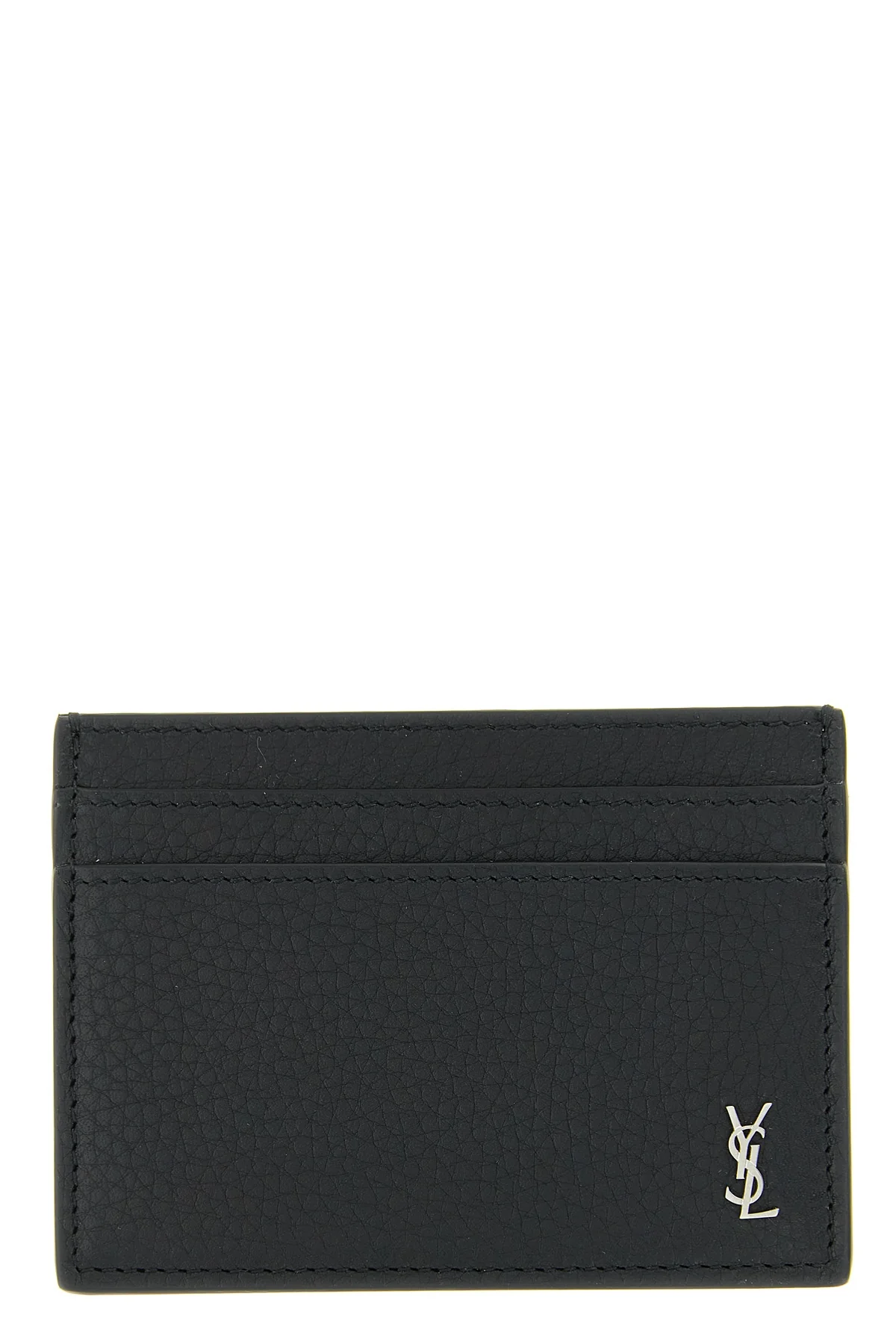 monogramme leather card holder