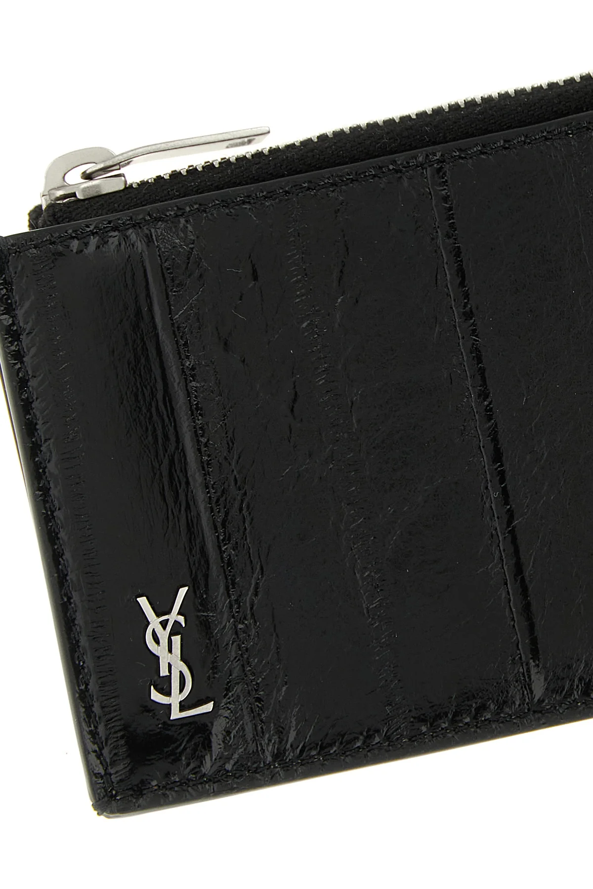eel leather card holder