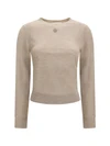 t logo wool sweater