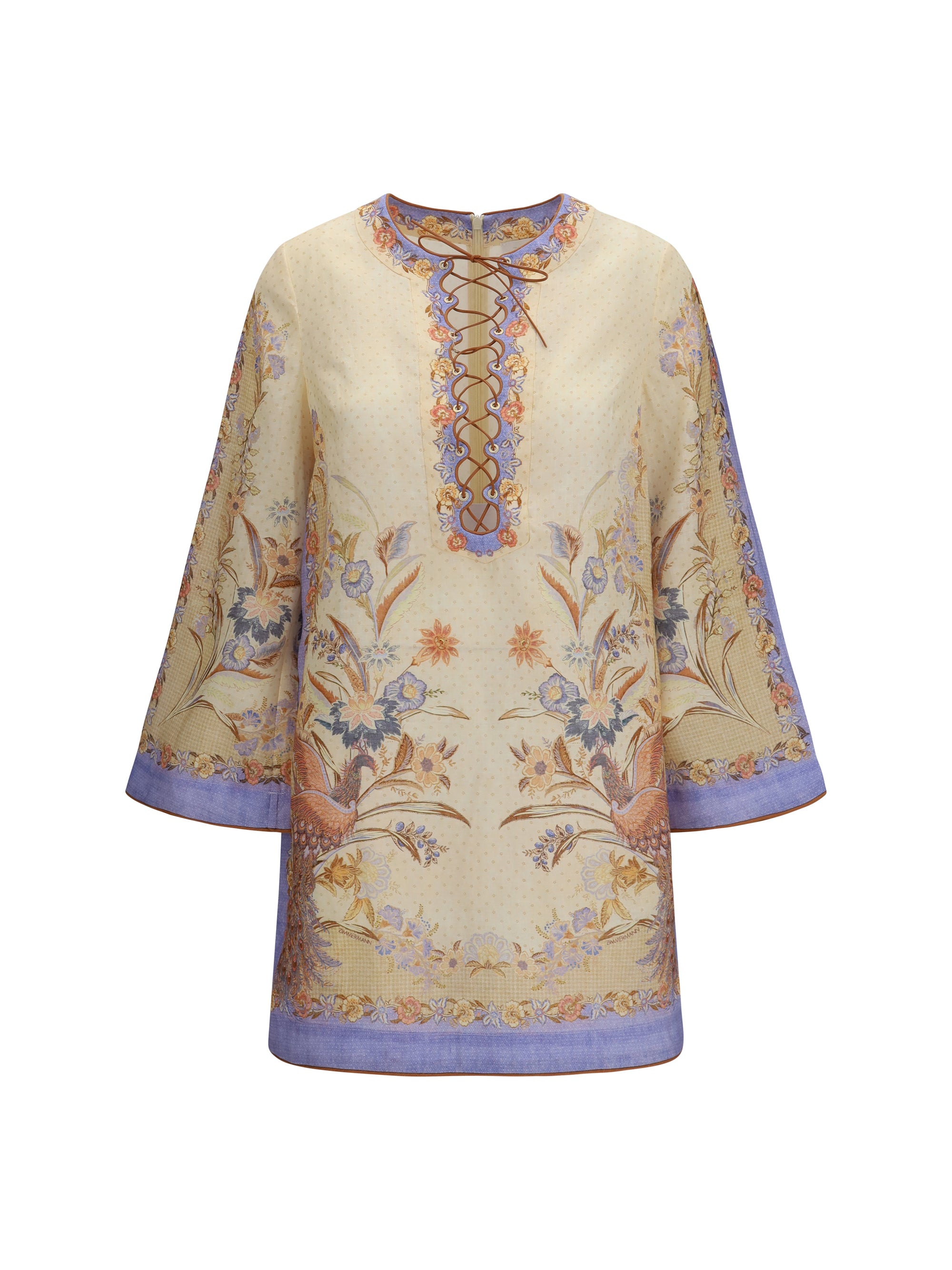 ZIMMERMANN 1 indra floral tunic dress