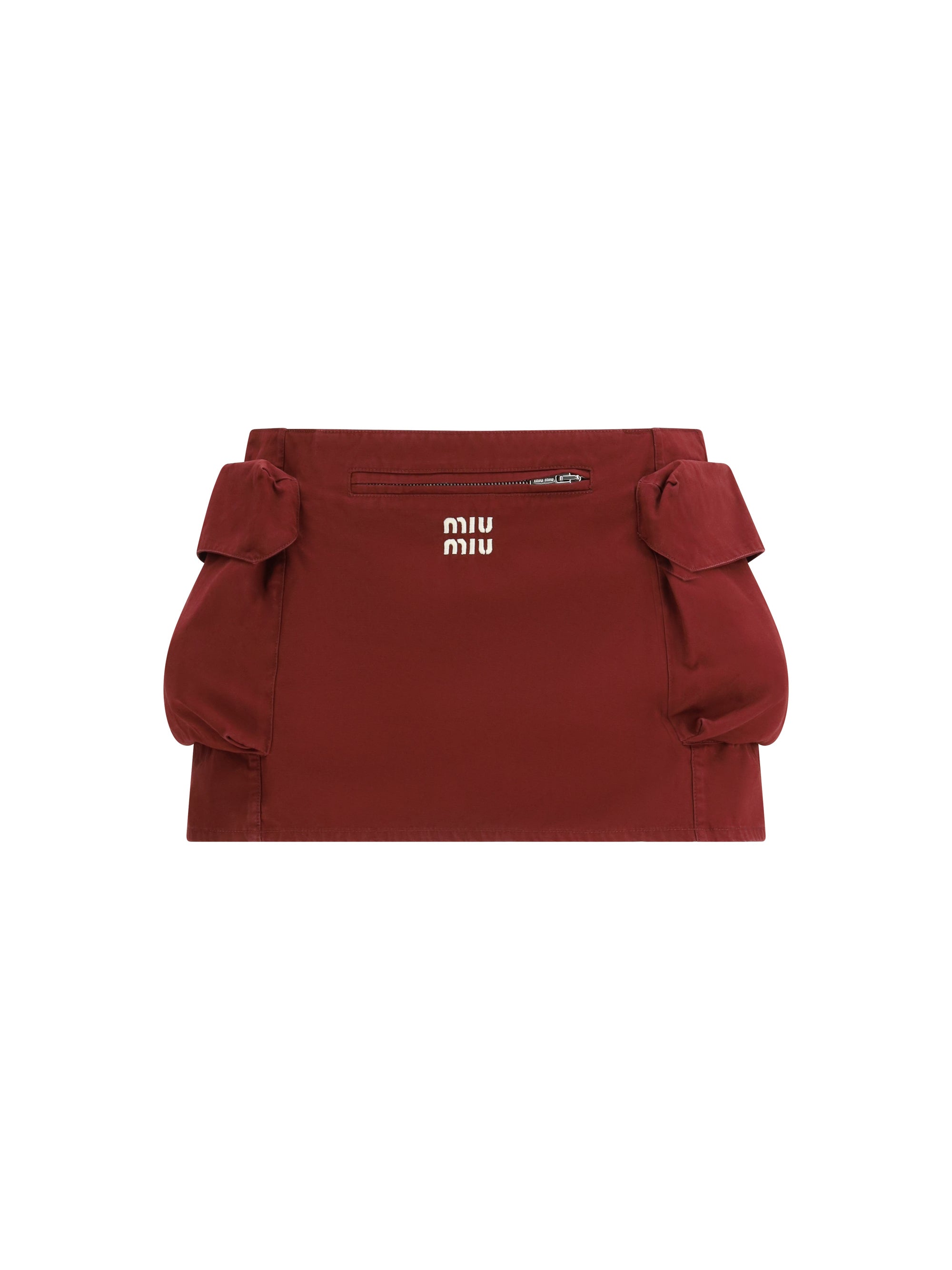 MIU MIU 42 cotton mini skirt 