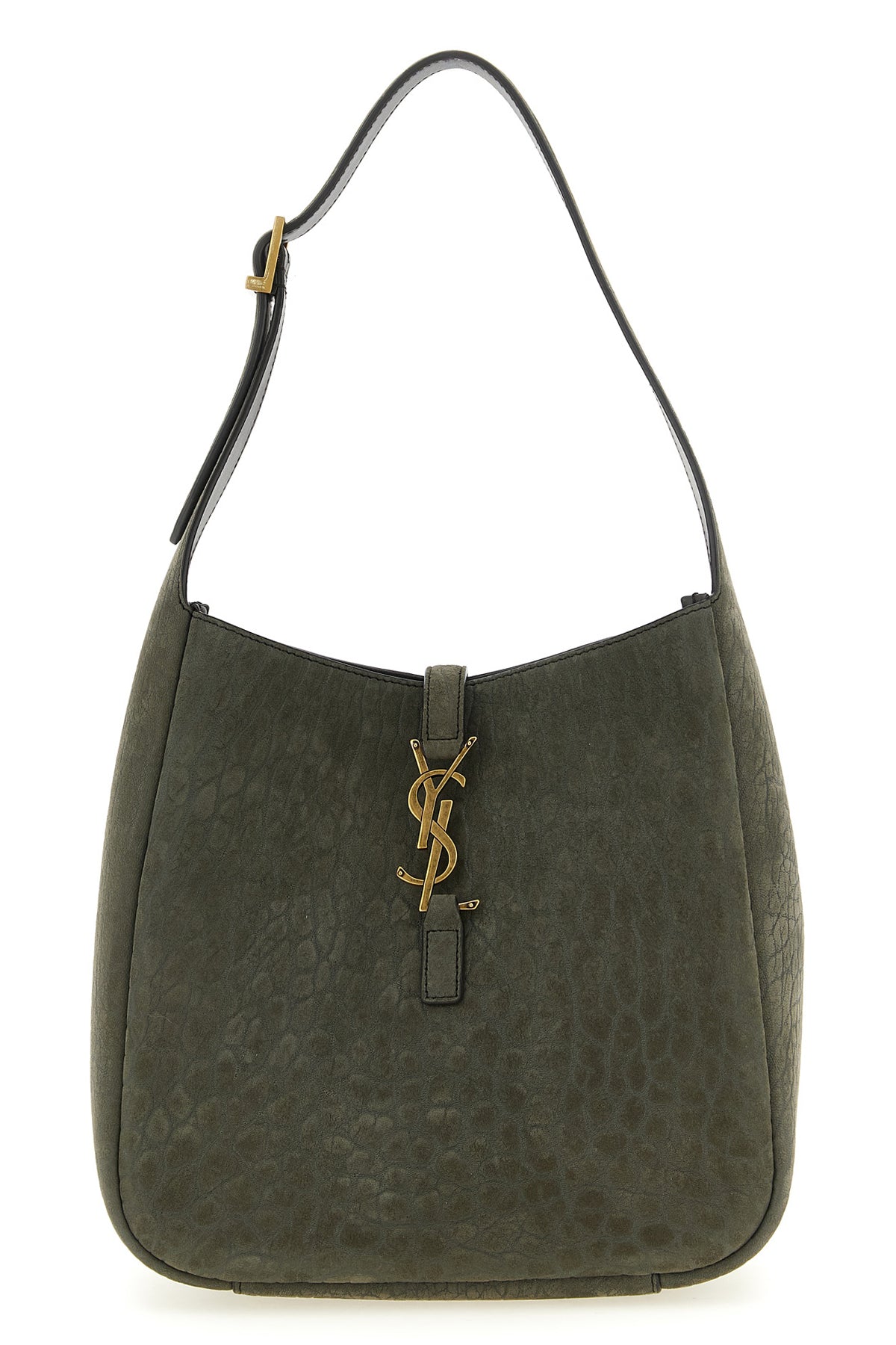 SAINT LAURENT OS micro le 5 à 7 shoulder bag in hammered nubuck leather