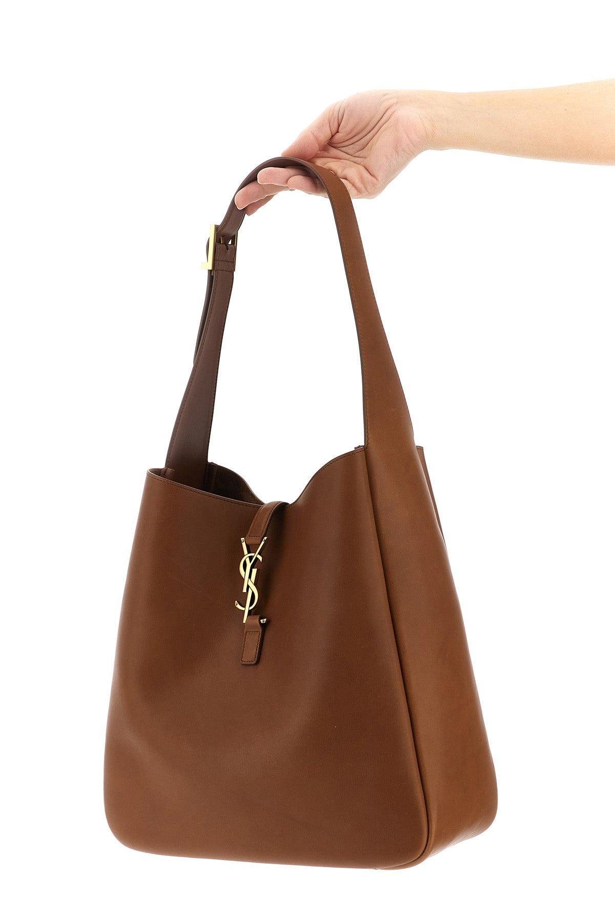 SAINT LAURENT OS le 5 à 7 large shoulder bag in smooth leather