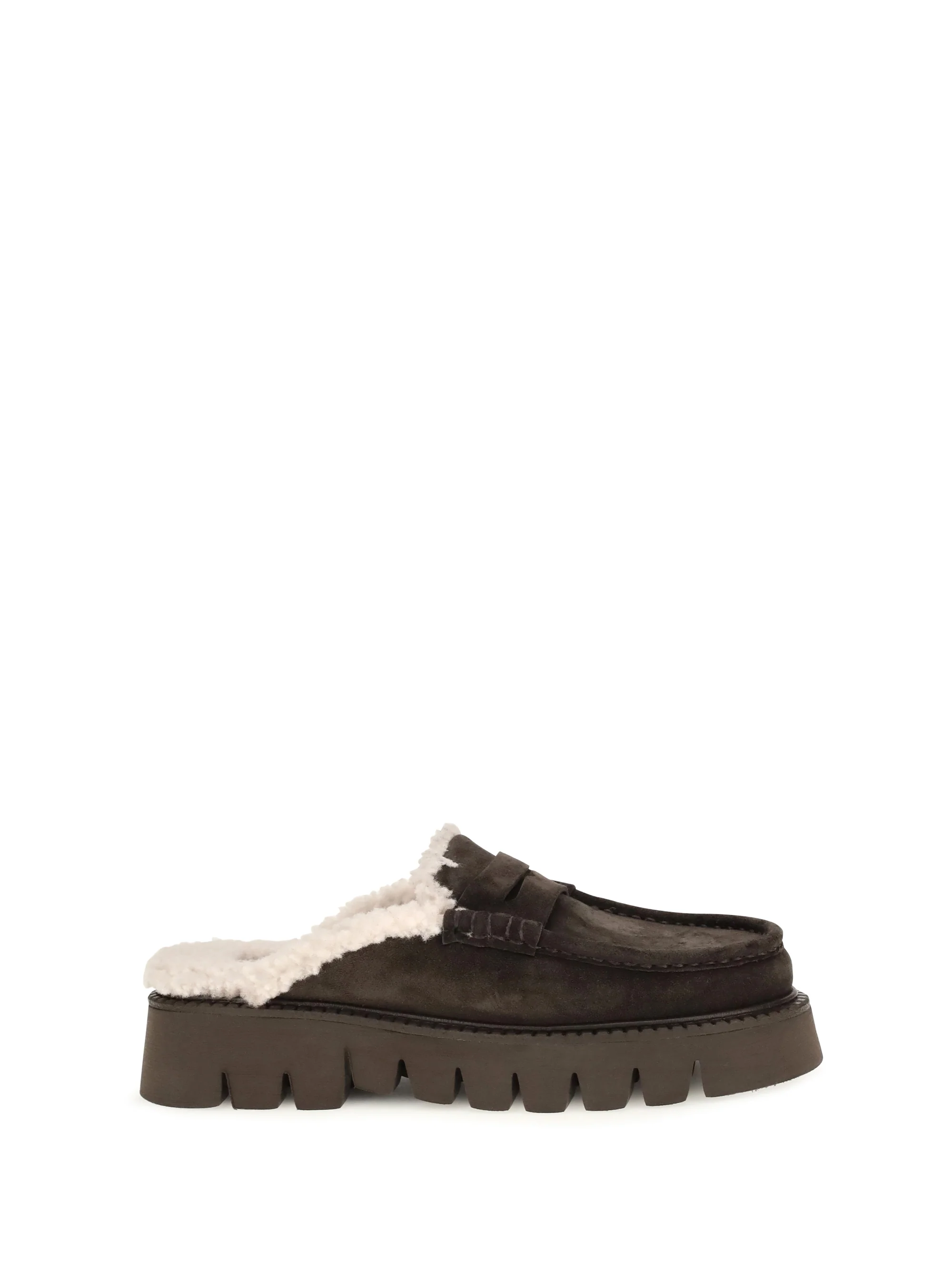 PEDRO GARCIA 37 savy shearling mules