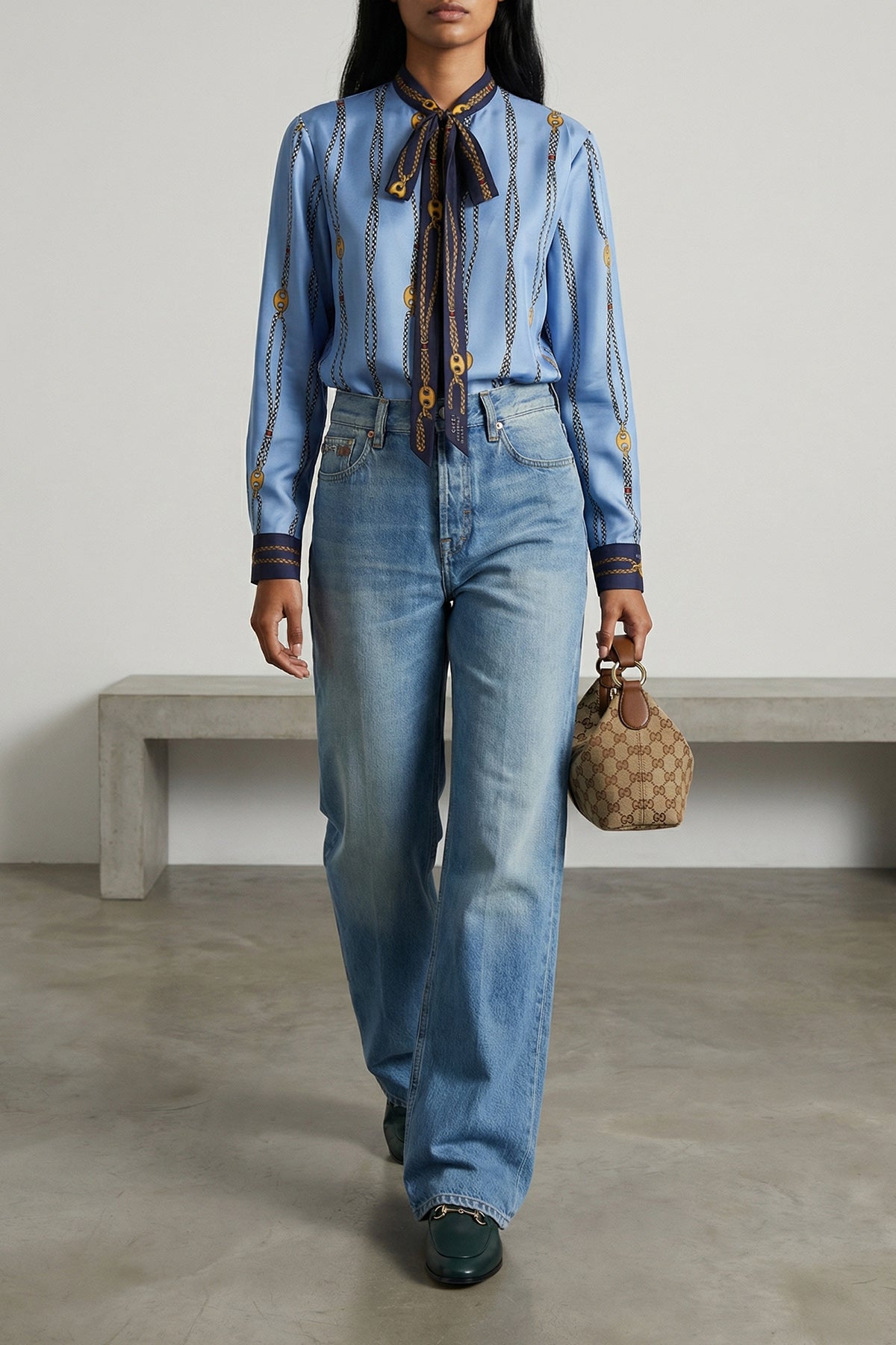 GUCCI 24 cotton denim jeans