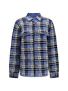 checked cashmere shirt