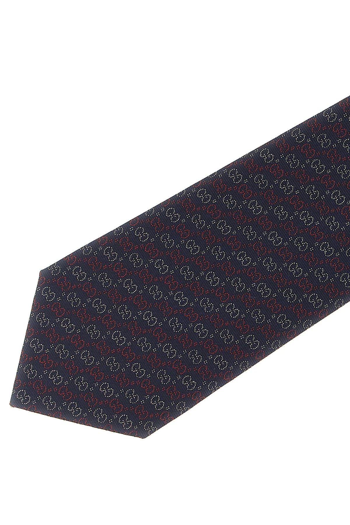 jacquard silk tie